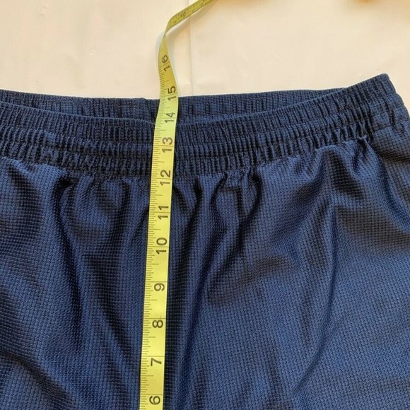 Nike Athletic Basketball Shorts Mens Large Mesh Lined Dazzle Blue Shiny Active - Picture 11 of 12